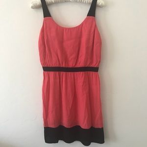 LOFT Ann Taylor midi cinched waist dress